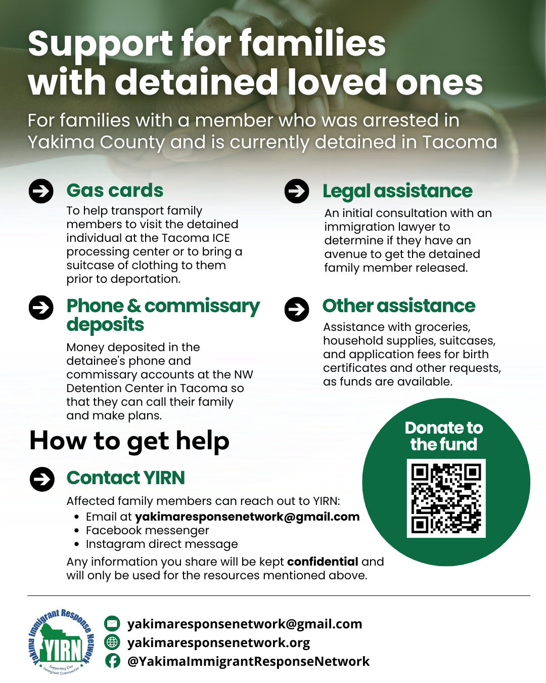 Assistance for families - English