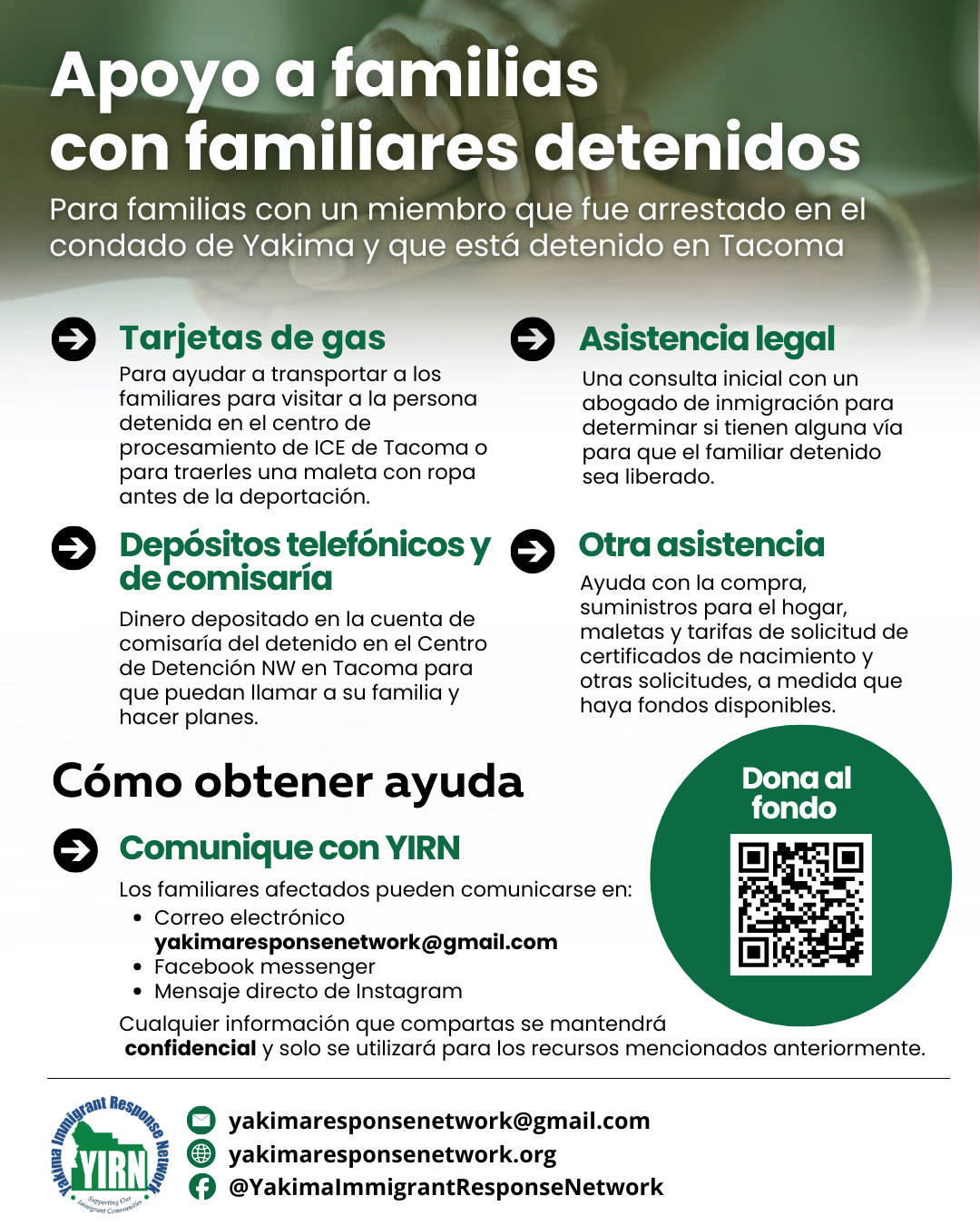 Assistance for families - Spanish