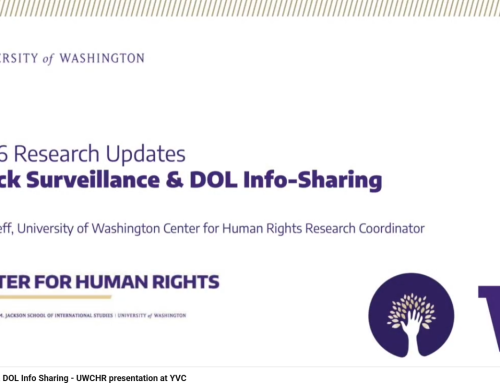 Presentation on Flock Cameras & DOL data sharing – UWCHR