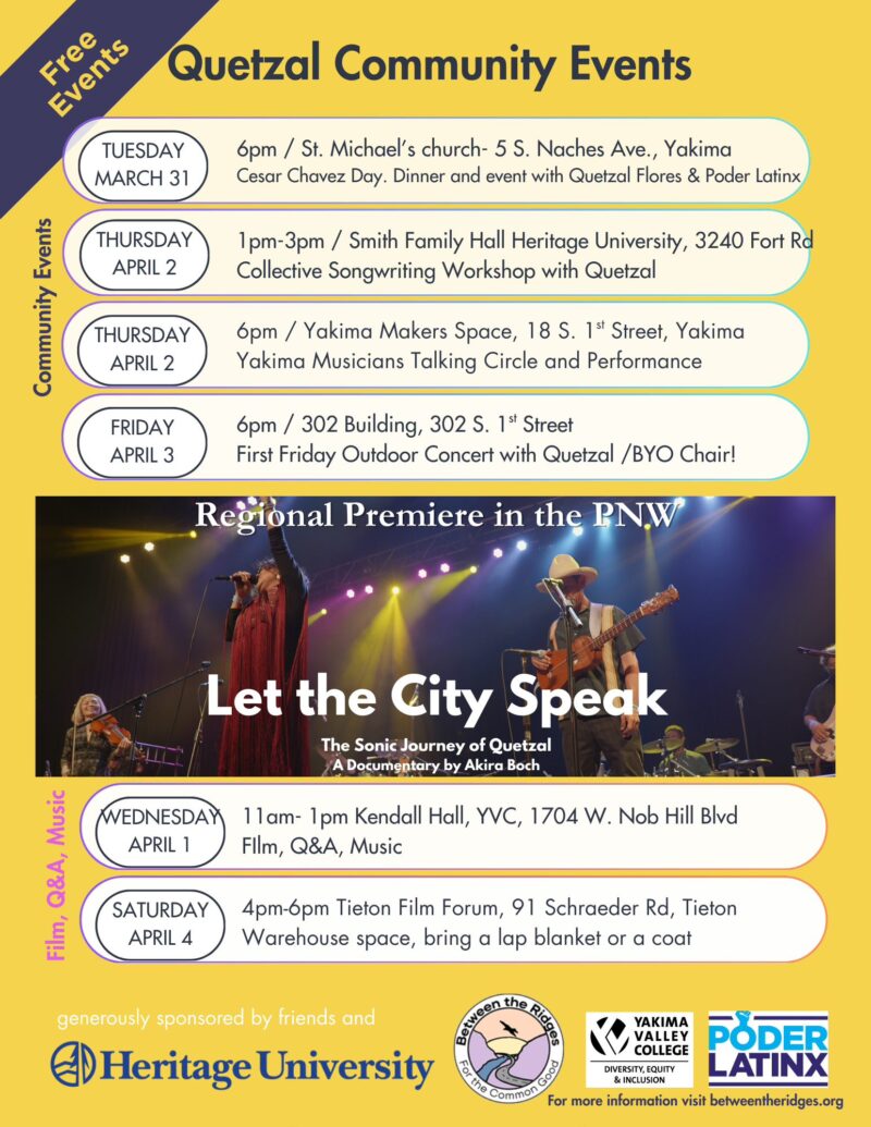 Quetzal Community Events Series - Yakima Immigrant Response Network ...