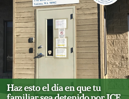 ¿Un familiar detenido por ICE?